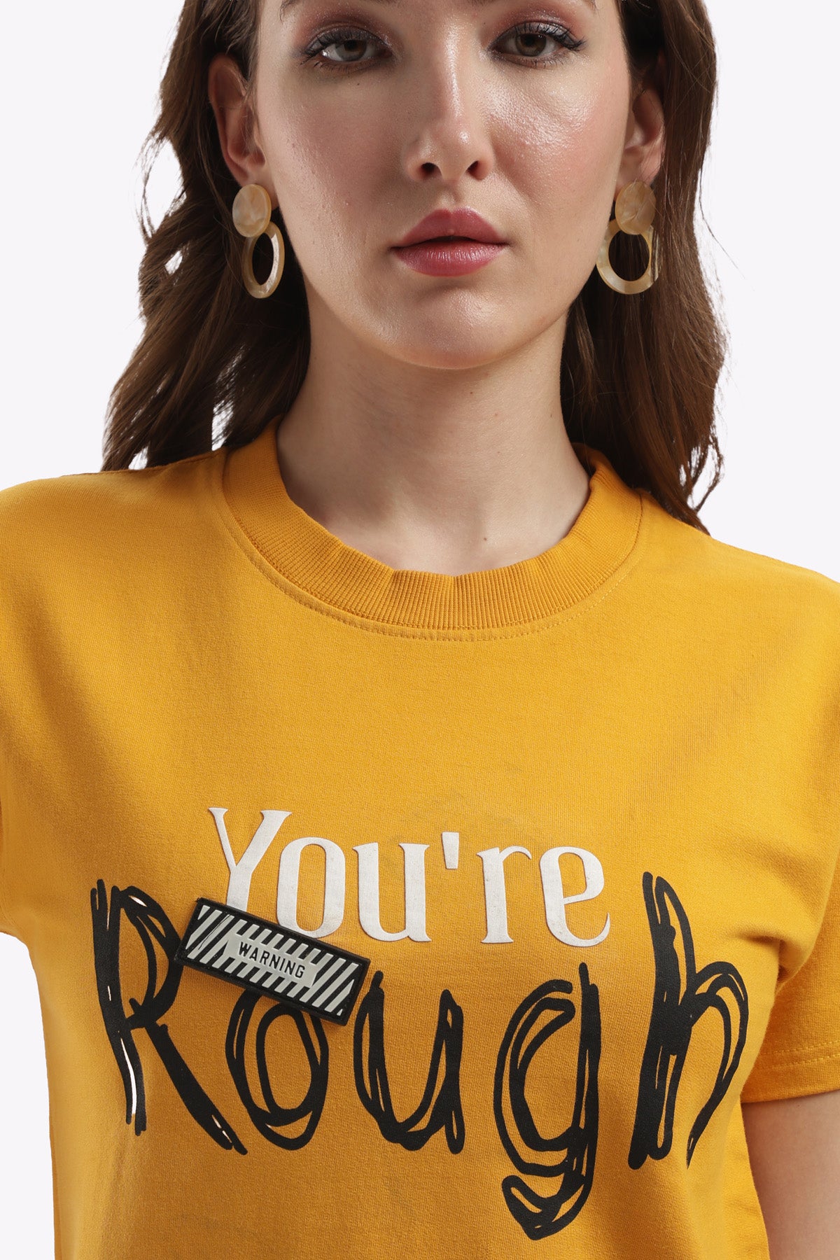 Rough Solid Fit T-Shirt