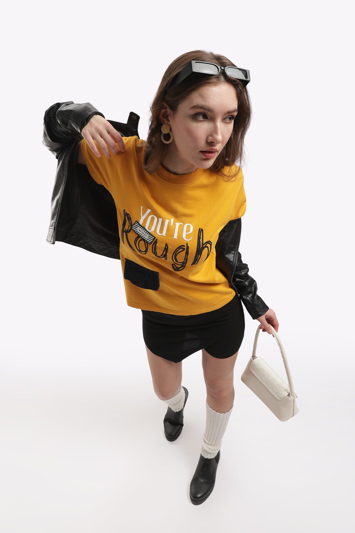 Rough Solid Fit T-Shirt