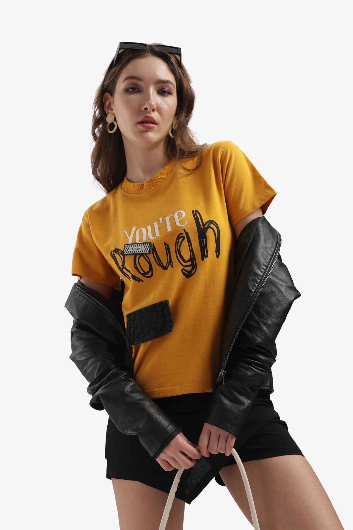 Rough Solid Fit T-Shirt
