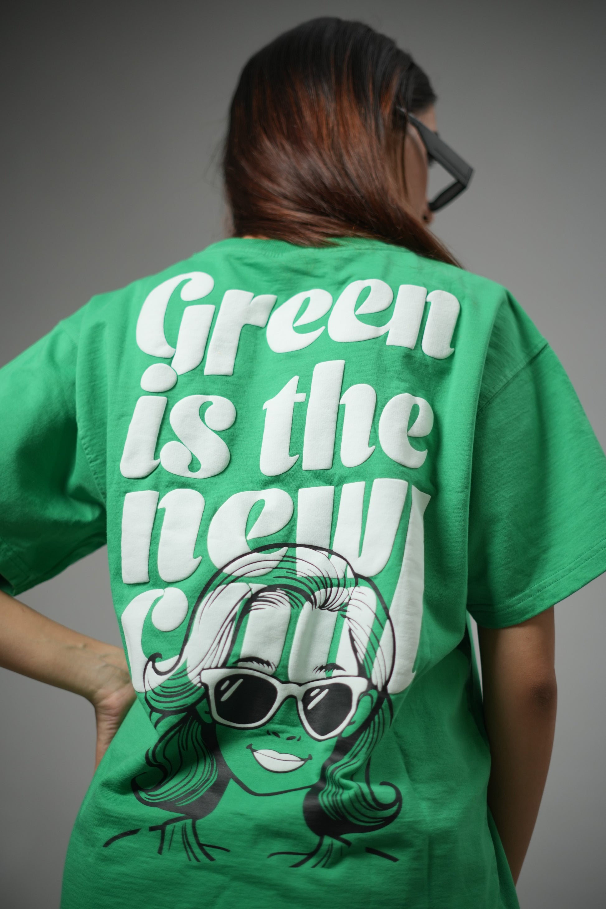 Green Solid T-Shirt